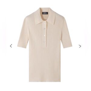 A.P.C. Danae Polo in Ecru - Small